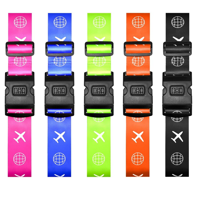 Eurtes Luggage Strap Password Luggage Strap Luggage Strap Adjustable Suitcase