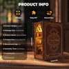 Blumacht DIY Book Nook Kit - Library of Books, Miniature