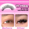 ALICE 336pcs Lash Clusters Fluffy Thick 60D Cluster Eyelash Extensions