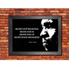 Mike Tyson Portrait A3 Unframed Black and White Quote Poster