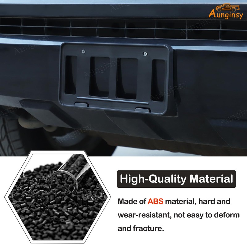 Car Front License Plate Frame Bracket Fit Toyot@ Tundra 2014-2018