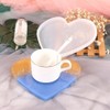 5Pcs Heart Epoxy Molds 4 Inch Resin Heart Shape Coaster