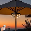 Umbrella Lights Outdoor Patio, Rechargeable Cordless with Dimmer &Timer, 8