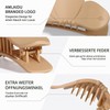 Amlaidu Flat Hair Clips, Large Hair Gripper for Thick and
