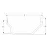 HAZET Suction pipe/special key, VAG 2584-13, square, 10 mm (3/8