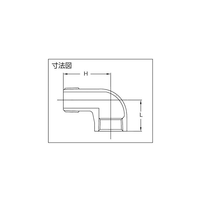 TRUSCO TSL15A Threaded Pipe Fitting SUS Street Elbow 15A
