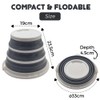 Collapsible Bucket 10L – Portable Foldable Camping & Festival Bucket
