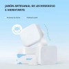 Gm Jabón Artesanal Leche Hidratante Y Limpia 1pc