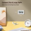 DOOMAY 2-Pack Mini Hygrometer Indoor Thermometer, Humidity Gauge with Celsius