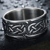 Jude Jewelers 9mm Vintage Stainless Steel Celtic Knot Ring Biker