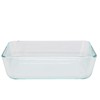 Pyrex 7212 11-Cup Glass Dishes with Dark Blue Lids (2-Pack)