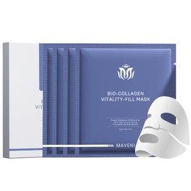 MAVENI BIO-COLLAGEN VITALITY-FILL MASK Face Masks Skincare, Bio-Collagen Real Deep Mask, Deep Hydrates Face Masks, Pore Tightening Firming (BIO-COLLAGEN)
