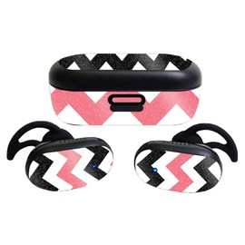 MightySkins Glossy Glitter Skin Compatible with Bose QuietComfort Earbuds (2020)