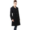 BGSD Women Heather Wool Blend Walking Coat (Also available in