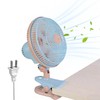 Oscillating Clip on Fan 8.66In Desk Clip on Fan 2