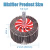 20 Pack Abrasive Flap Wheel Sander Set, Mixflor 2”X 1”