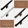 Modern Aluminum Handrail Grab Bar Kit, Adjustable Steel Brackets Included,