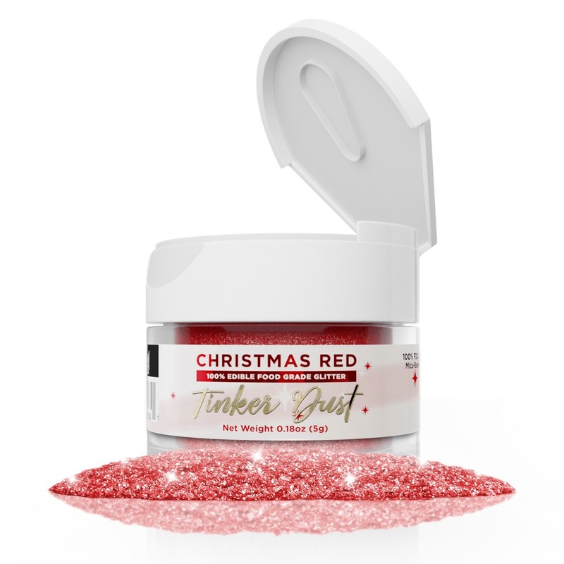 Bakell® Christmas Red Tinker Dust® 5g Edible Glitter