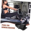GRIRIW 1 Pair Skid Rowing Machine Pedals Durable Exercise Accessories