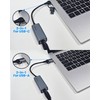 eqimaimai 2.5G USB Ethernet Adapter 2-in-1, Aluminum Fast USB-C&USB-A to