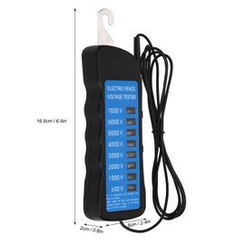Riuulity Electric Fence Voltage Tester Multi Light Voltage Detection for Farm Supply Fencing for Low Impedance and Standard Fence Controllers