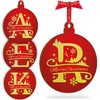 Initial Ornament for Christmas Tree Decorations - 12x10cm - Xmas