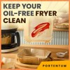 PORTENTUM Hot Air Fryer Baking Paper 100 Pack Disposable and