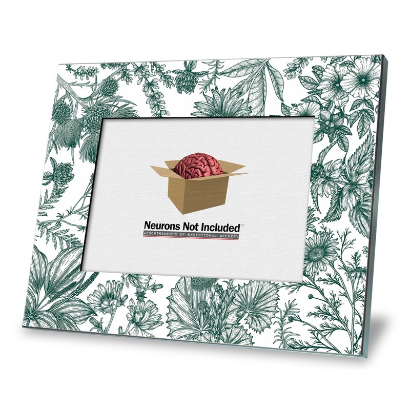 Medicinal Plants Picture Frame - Holds 5x7 Photo-Overall size 8x10