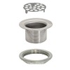 EZ-FLO Stainless Steel Flat Top Duplex Strainer with Flange, 1-7/8