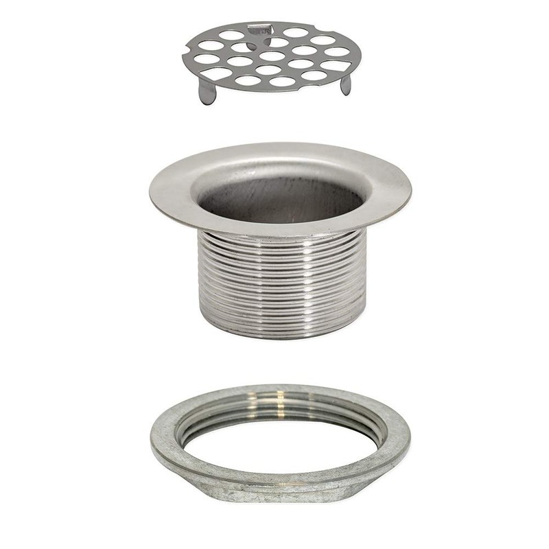 EZ-FLO Stainless Steel Flat Top Duplex Strainer with Flange, 1-7/8