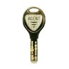 Agent dyinpuruki- Miwa Replacement Cylinder with Two Keys Silver [Part