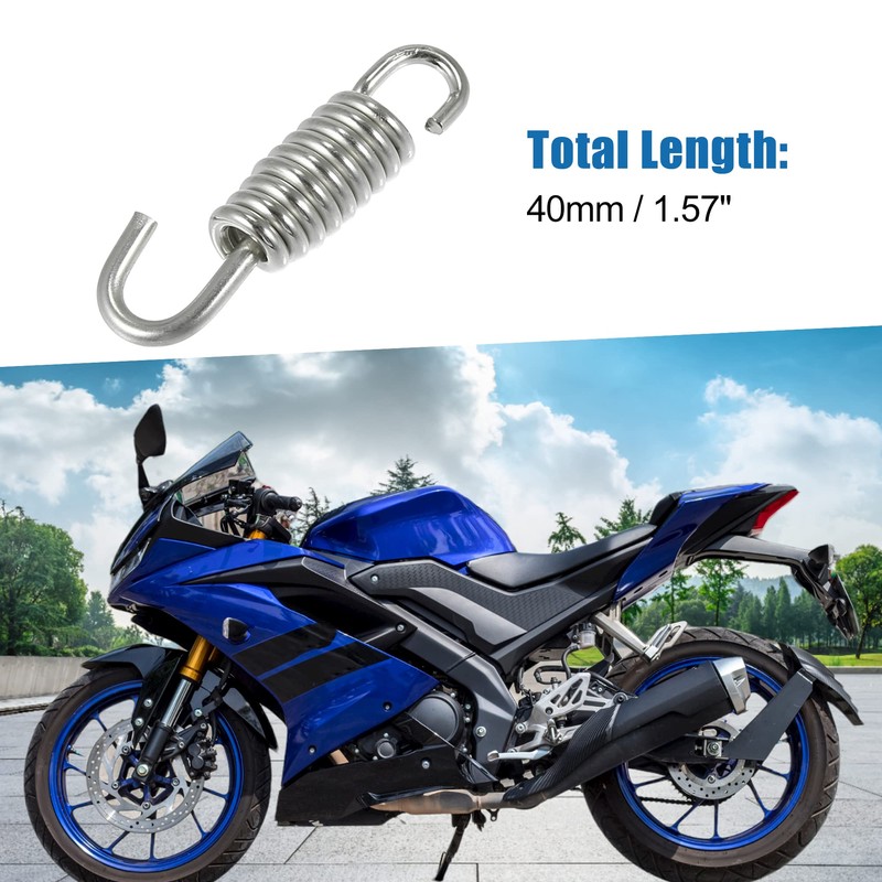 A ABSOPRO Motorcycle Exhaust Pipe Springs 40 mm Muffler Torsion