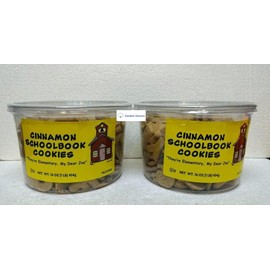 Trader Joe Cinnamon Schoolbook Cookies 16oz 454g (Two Containers)