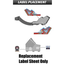 Fisher-Price Thomas & Friends Trackmaster Sky-High Bridge Jump ~ DFM54 ~ Replacement Label Sheet