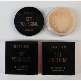RealHer Lot of 2: REALHER Set Your Goal Blurring Veil Setting Powder 8g Sealed