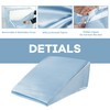 HOMBYS Satin Bed Wedge Pillow Cover Silky & Smooth Wedge