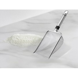 SUHUAIS Stainless Steel Cat Litter Scoop – Anti-Stick Litter Shovel with Hook, Rust-Proof & Heavy Duty Cat Litter Scooper for Clumping Litter, Easy to Clean & Store