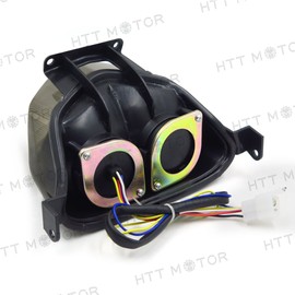 HTTMT MT186-SK Smoke Led Tail Light Brake Light with Integrated Turn Signals Indicators Compatible with Suzuki 2001-2003 GSX-R600/ 2000-2003 Suzuki GSX-R750/ 2001-2002 Suzuki GSXR 1000