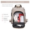 MOANATURA Women Casual Anti-Theft Backpack Waterproof Nylon Backpack Large Capacity