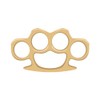 CafePress Brass Knuckles 5.5" Round Car Magnet Magnetic Bumper Display