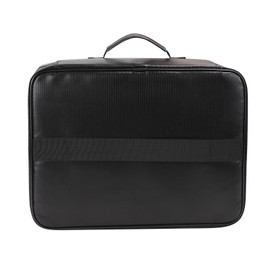 Fireproof File Document Bag Safety Organizer Zipper Closure Fire & Water Resistant Money Pouch Multi-Layer Card Case with Lock for Home Office Travel Passport Certificates