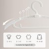 LANZYLO Baby Hangers for Closet, Non-Slip Baby Clothes Hangers, Adjustable