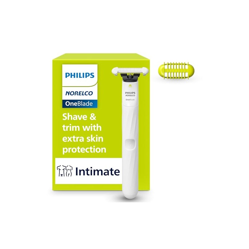 Philips Norelco OneBlade Unisex Intimate Pubic & Personal Body Groomer