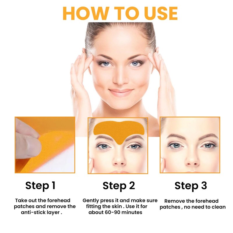 Forehead Wrinkle Remover Patch,Smooth Forehead And Smooth Fine Lines And
