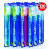 Oral-B 120 OralB Toothbrushes Soft Indicator Bristles w/ Covers Caps