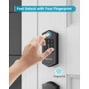 Keyless Entry Door Lock,HEANTLE Fingerprint Smart Deadbolts with Touchscreen Keypad