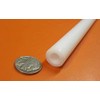 Delrin White Acetal POM Round Tube .625" Oversized OD x
