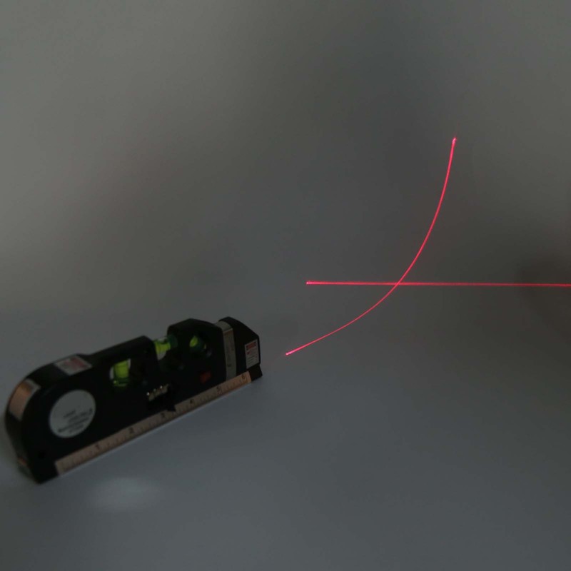 Laser Spirit Level Multifunctional Horizontal Ruler Measuring Tape Measure Ruler
