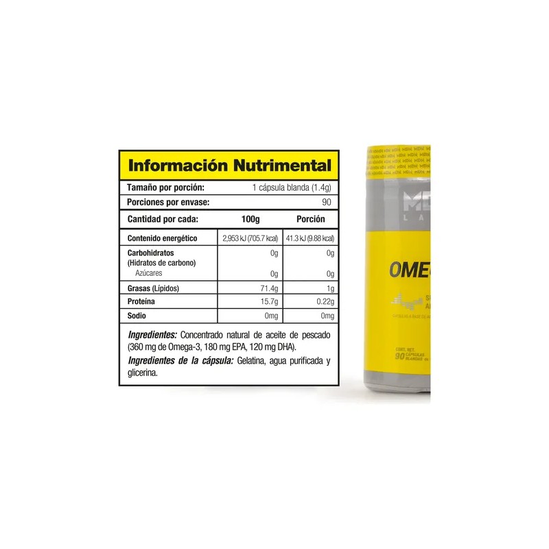 Omega-3 Premium Mdn 90 Cápsulas Blandas 90 Dias