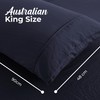 Dreamaker Superfine Washed Microfiber King Pillowcase Super Soft Microfibre All